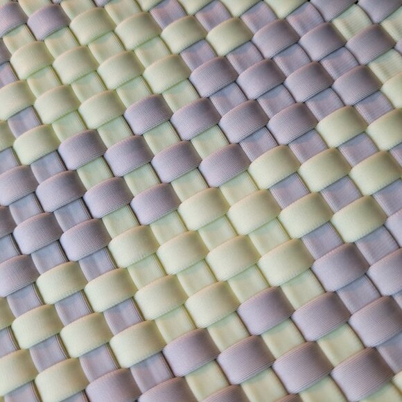 NAGHEDI St. Barth's Limon Plaid Mini Zip Bag - Clutch- Zip Pouch - Picture 3 of 8